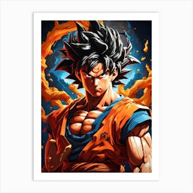 Goku Synergy Art Print