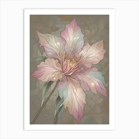 Clematis Flower 1 Art Print