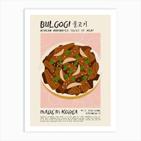 Bulgogi Art Print