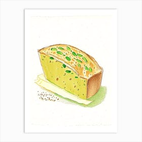 Split Pea Bread Bakery Product Quentin Blake Illustration Art Print
