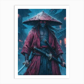 Samurai Warrior 3 Art Print