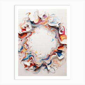 Abstract Swirls 9 Art Print