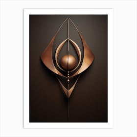 Minimalist Geometry Abstract Illustration 11 Art Print