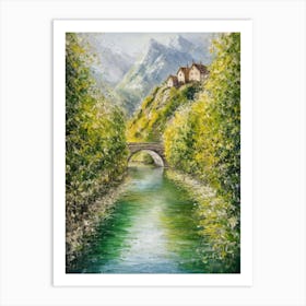 House On The River Art Print