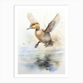Duckling Taking Flight 2 Art Print