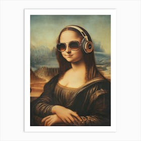 Mona Lisa Modern Affiche