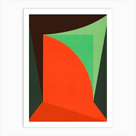 Contemporary modern geometry 19 Art Print