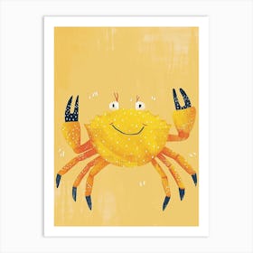 Yellow Crab 3 Art Print