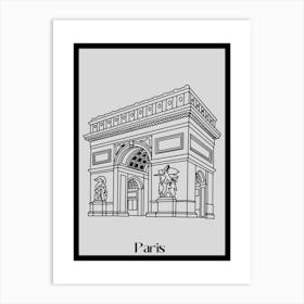 Paris Arc De Triomphe 3 Art Print