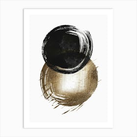 Black And Gold Canvas Print 19 Art Print