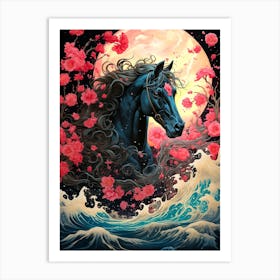 Shinto Horse Art Print