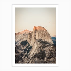 Yosemite Half Dome Sunset Art Print