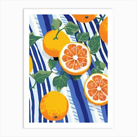 Passion Fruit Fruit Summer Illustration 2 Art Print