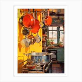 Pots And Pans Art Print