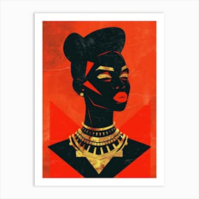 African Woman 74 Art Print