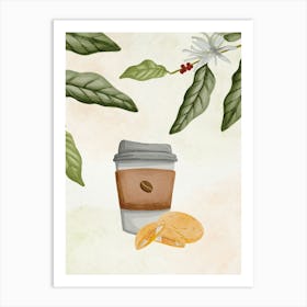 Coffee And Cookies Art Print