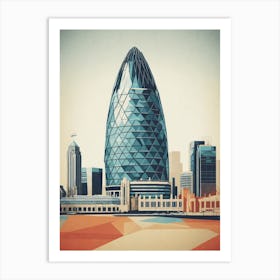 London Skyline Art Print