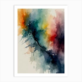 Abstract Watercolor Painting 34 Art Print