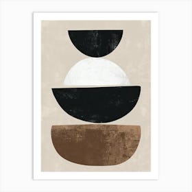 Kengtung Stone Park Bauhaus Minimalist Art Print