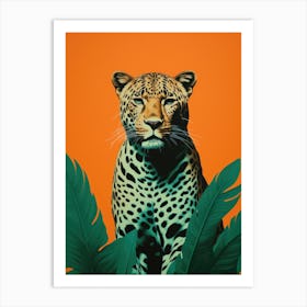 Leopard In The Jungle 26 Art Print