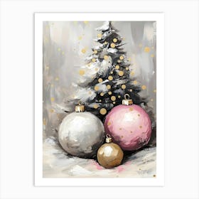 Christmas Ornaments 14 Art Print