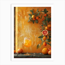 Aperol Spritz Orange 56 Art Print