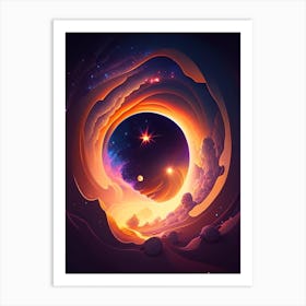 Star Formation Comic Space Space Art Print