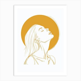 Woman'S Head 29 Art Print