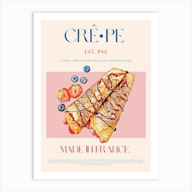 Crepe Mid Century Art Print