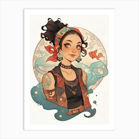 Koi-June 2 Art Print