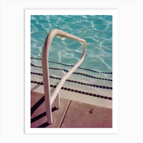 Palm Springs Pool Day on Film Art Print