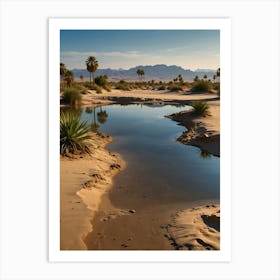 Desert Landscape Art Print