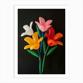 Bright Inflatable Flowers Moonflower 2 Art Print