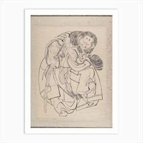 Samurai, Album Of Sketches (1760–1849), Katsushika Hokusai Art Print