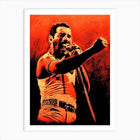 Freddie Mercury queen 1 Art Print