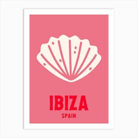 Ibiza, Spain, Graphic Style Poster 1 Art Print