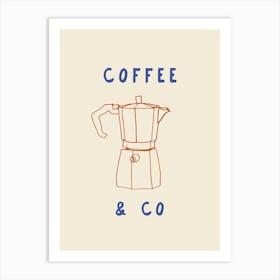 Coffee & Co Breakfast Art Print