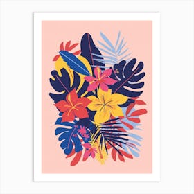 Tropical Flowers 8 Art Print