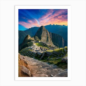 Machu Picchu Art Print