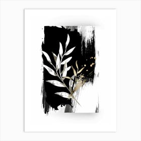 Gold Leaf Painting 3 Art Print