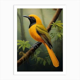 Rainforest Rhapsody: Bird-of-Paradise Poster Art Print