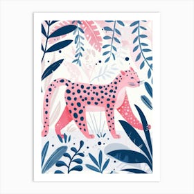 Leopard In The Jungle 32 Art Print