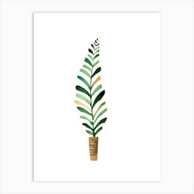 Fern In A Pot Art Print