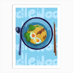 Asian Ramen Art Print