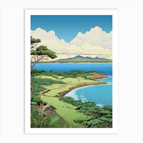 Ishigaki Island In Okinawa, Ukiyo E Drawing 1 Art Print