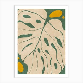 Monstera Leaf 3 Art Print