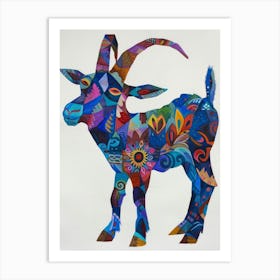 Goat Painting 2 Art Print