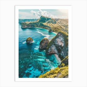 Cliffs In Bali Art Print