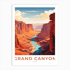 Usa Grand Canyon Travel Art Print