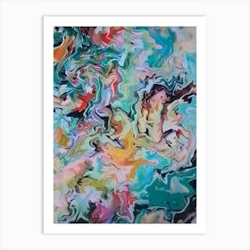 Abstract 47 By Binod Dawadi Art Print